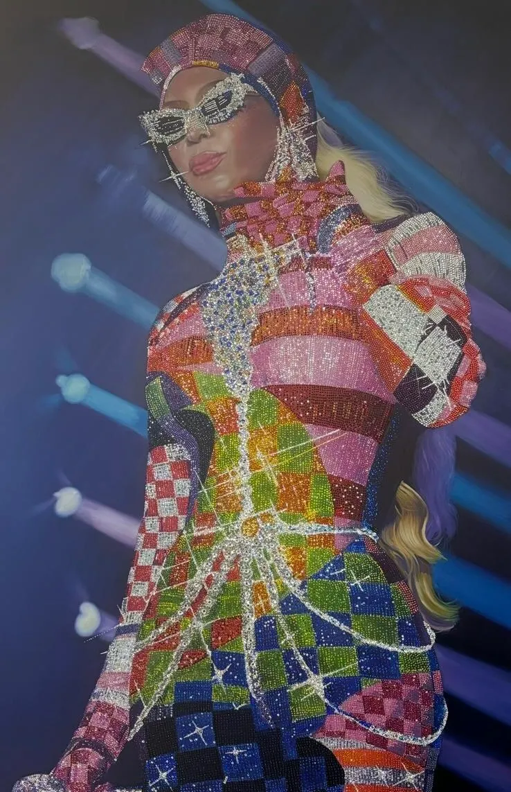 Mosaic Fashion Portrait
