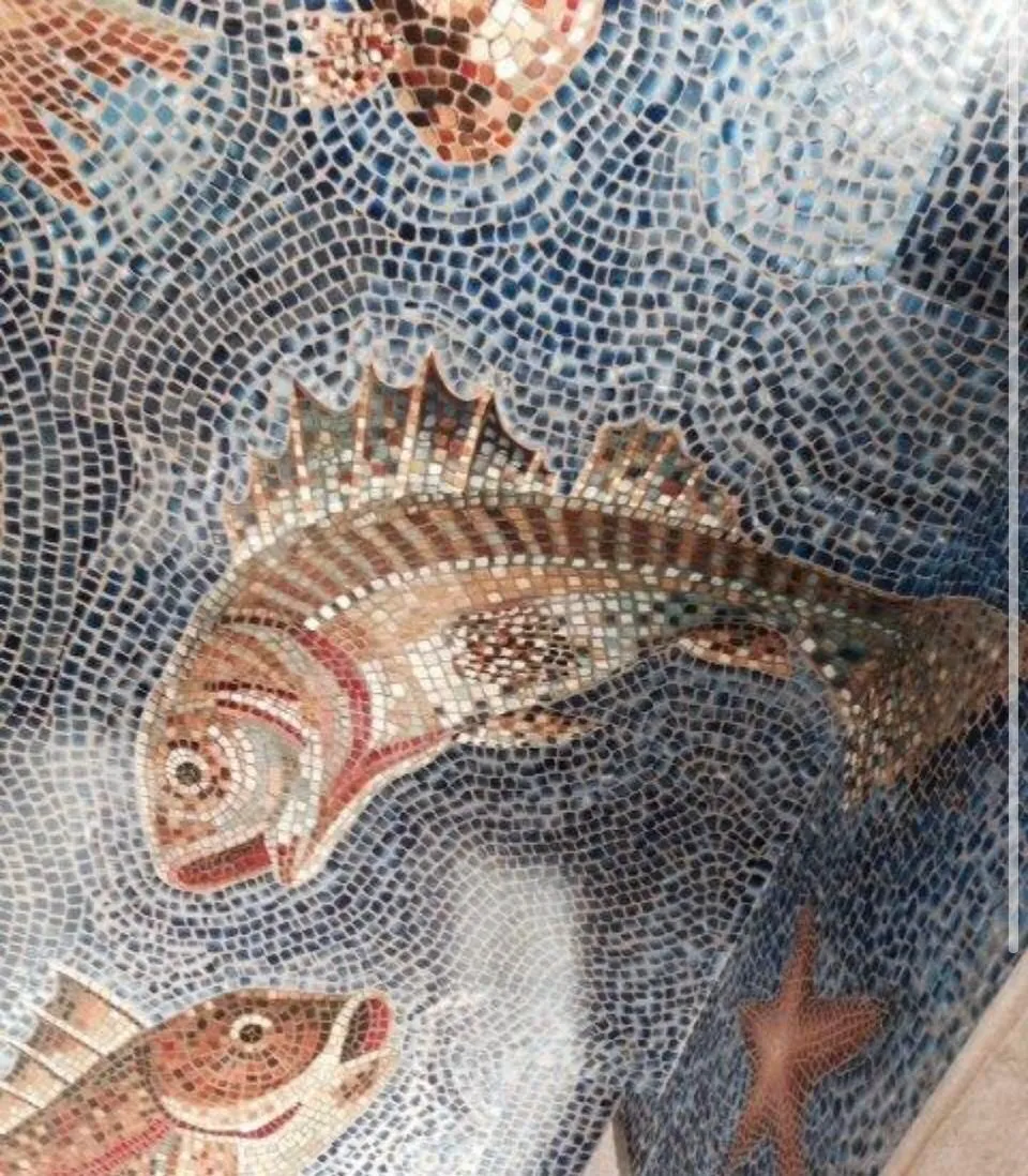 Mosaic Fish Mural
