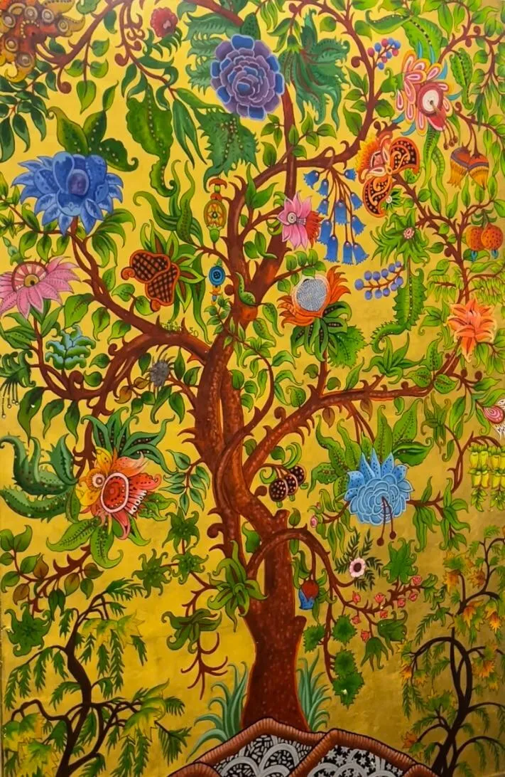 Tree of Life Gilded Canvas